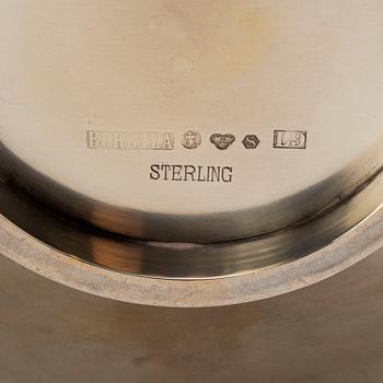 ATELIER BORGILA, a sterling silver dish, Stockholm, 1961, 856 gram.