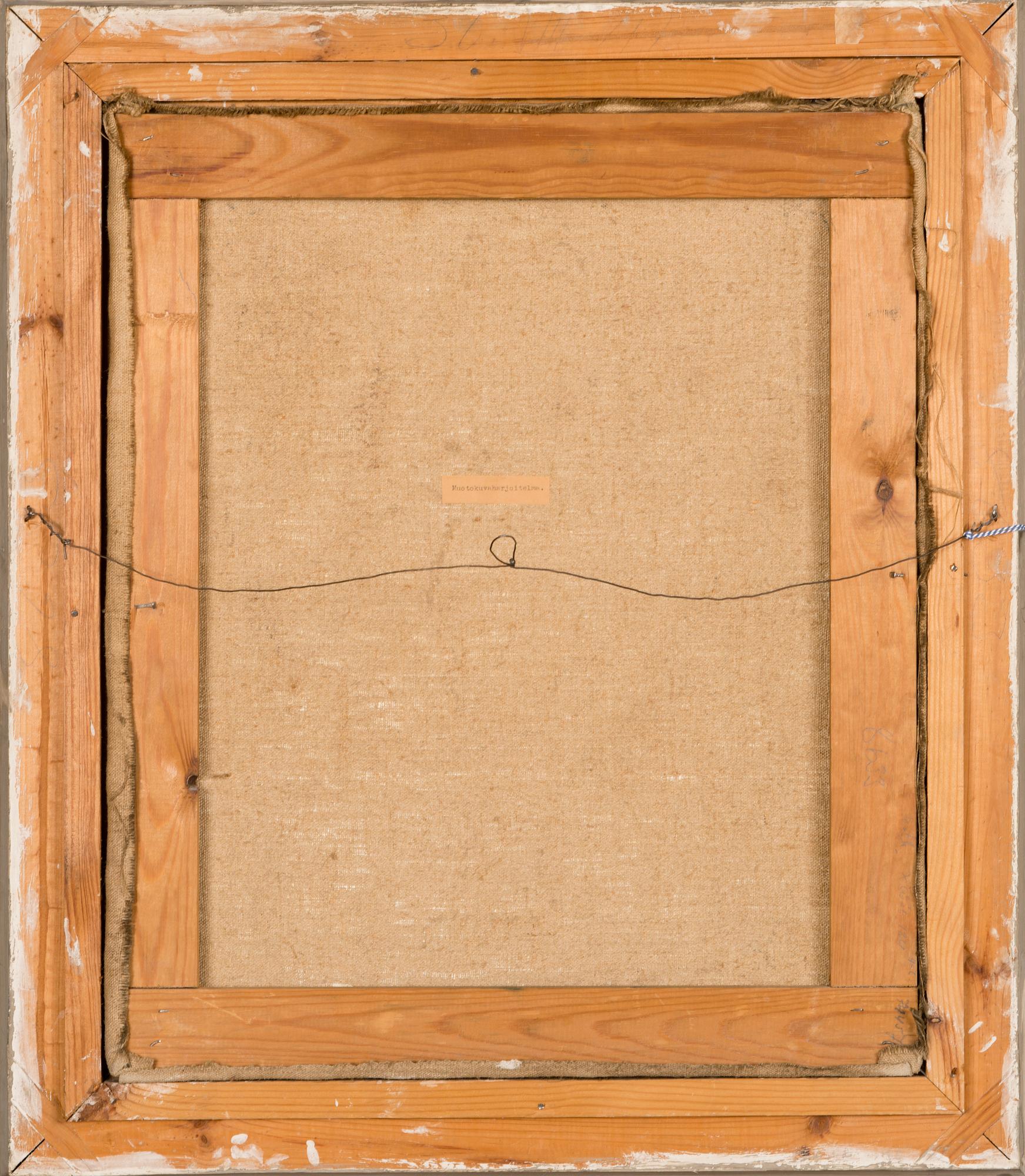 URHO AHONURHO, olja på duk, signerad och daterad -28.