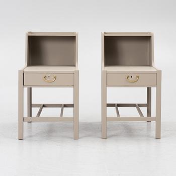 Bedside tables, a pair, second half of the 20th century.