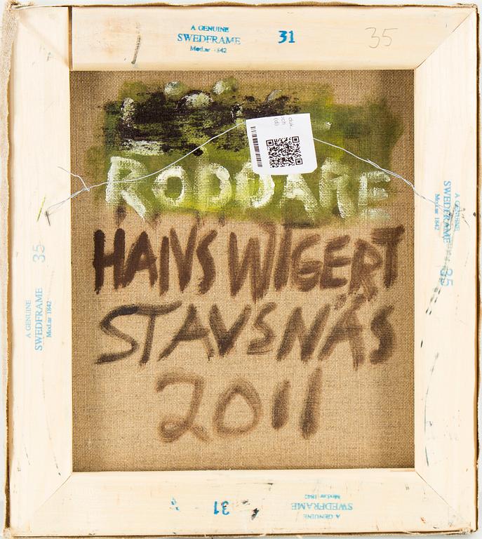 HANS WIGERT, oil on canvas signed Hans Wigert and dated Stavsnäs 2011 on verso.