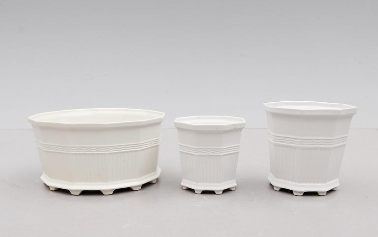 YTTERFODER, 3 st, porslin, Waldemarsudde, Gustavsberg.