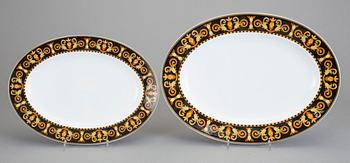 SERVISDELAR, 45st, porslin, mestadels "Barocco", Versace för Rosenthal.