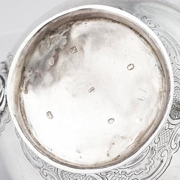 Henry Nutting, tekanna, silver, London 1805.