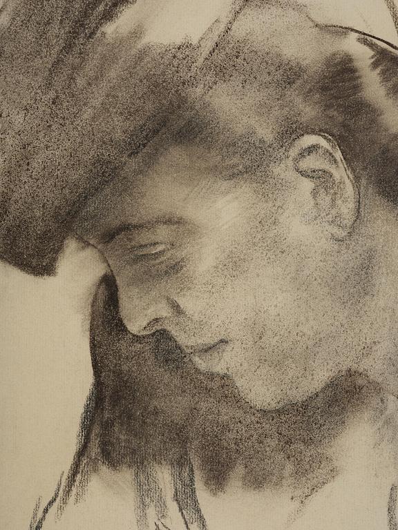 Lotte Laserstein, Translation: "Lady in profile".