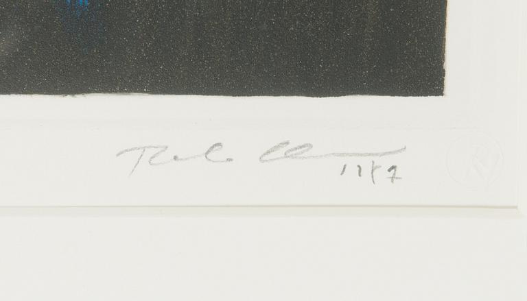 Tuula Lehtinen, etsaus, signeerattu ja päivätty 1987, numeroitu 46/50.