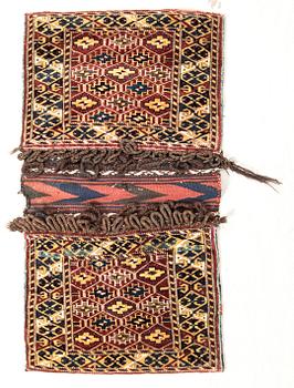 Saddle bag Turkmen Khorjin old 94x51 cm.