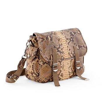 560. RALPH LAUREN, a snakeskin embossed messangerbag.