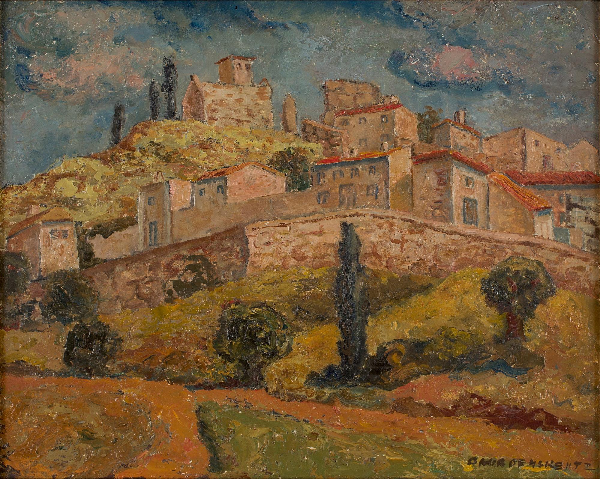 Brita Nordencreutz, "Sydfranskt landskap" (Landscape from southern France).