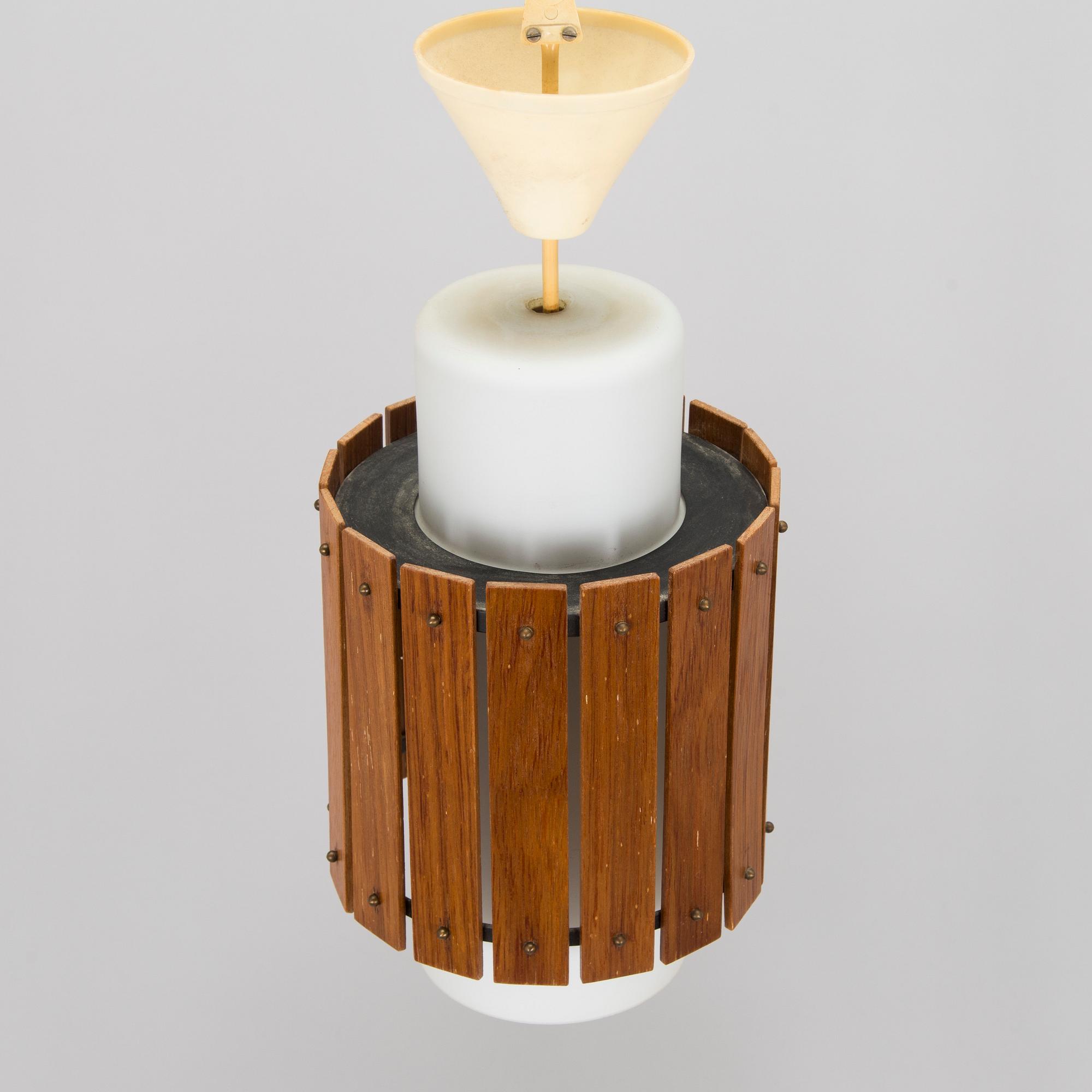 Maria Lindeman, a pendant light model K2-73, Idman, mid-20th century.