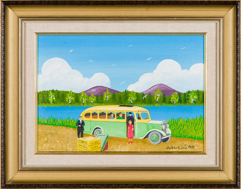 Veikko Sirén, "Matkatauolla" (På en resa-paus).