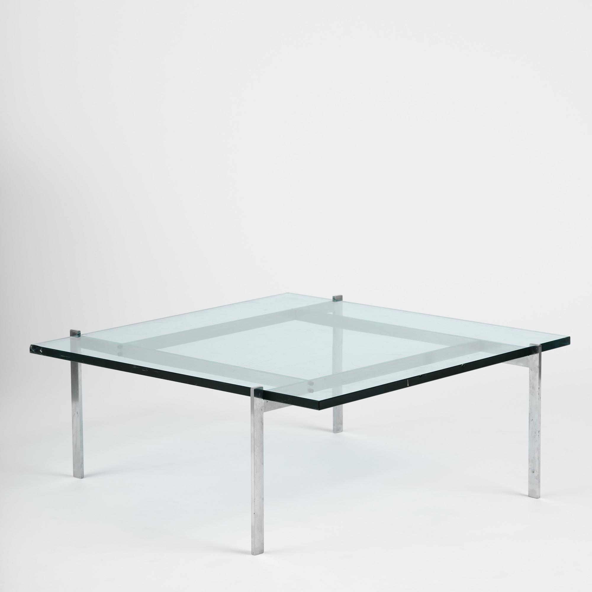 Poul Kjaerholm, soffbord, "PK-61", E Kold Christensen, Danmark 1900-talets andra hälft.