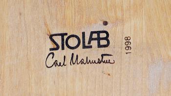 KARMSTOL OCH STOL, "Lilla Åland", Carl Malmsten, Stolab 1998.