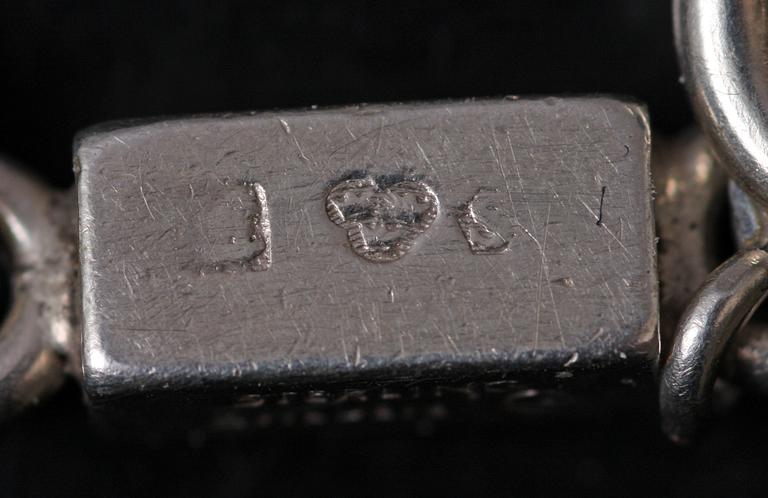 ARMLÄNK, silver, Wiwen Nilsson.