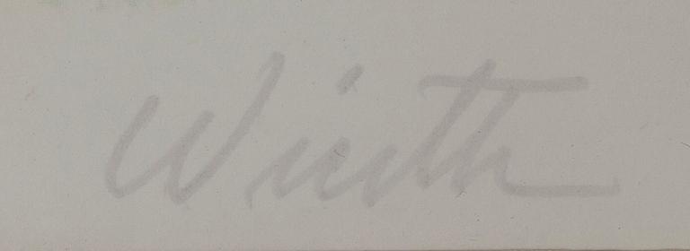 JOHN WIERTH, litografi, signerad och numrerad 210/360.