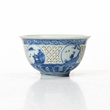 Skål, 'Hatcher cargo', porslin, Kina, Transition, 1600-tal.