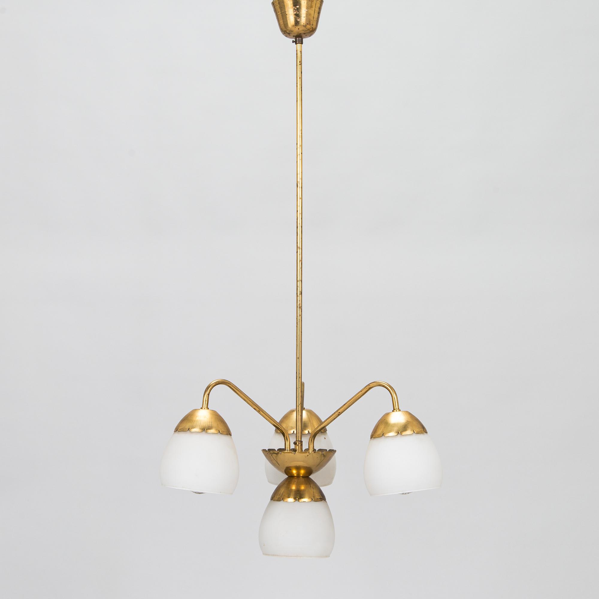 Taklampa, modell 2552/4, Valinte 1950-tal.