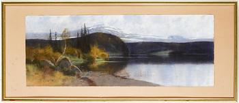 Carl Brandt · CARL BRANDT, pastell, signerad.