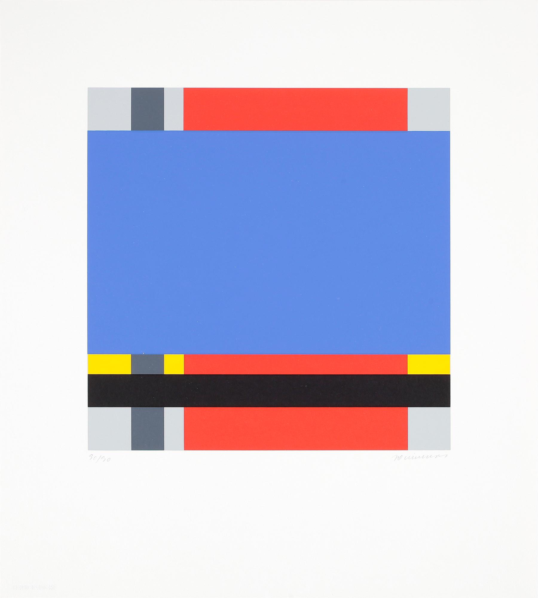 JO NIEMEYER, 2 mappar med 4+4, serigrafier, "Tanhua" I och II, numr 90x90, Edition Doré, 1988.