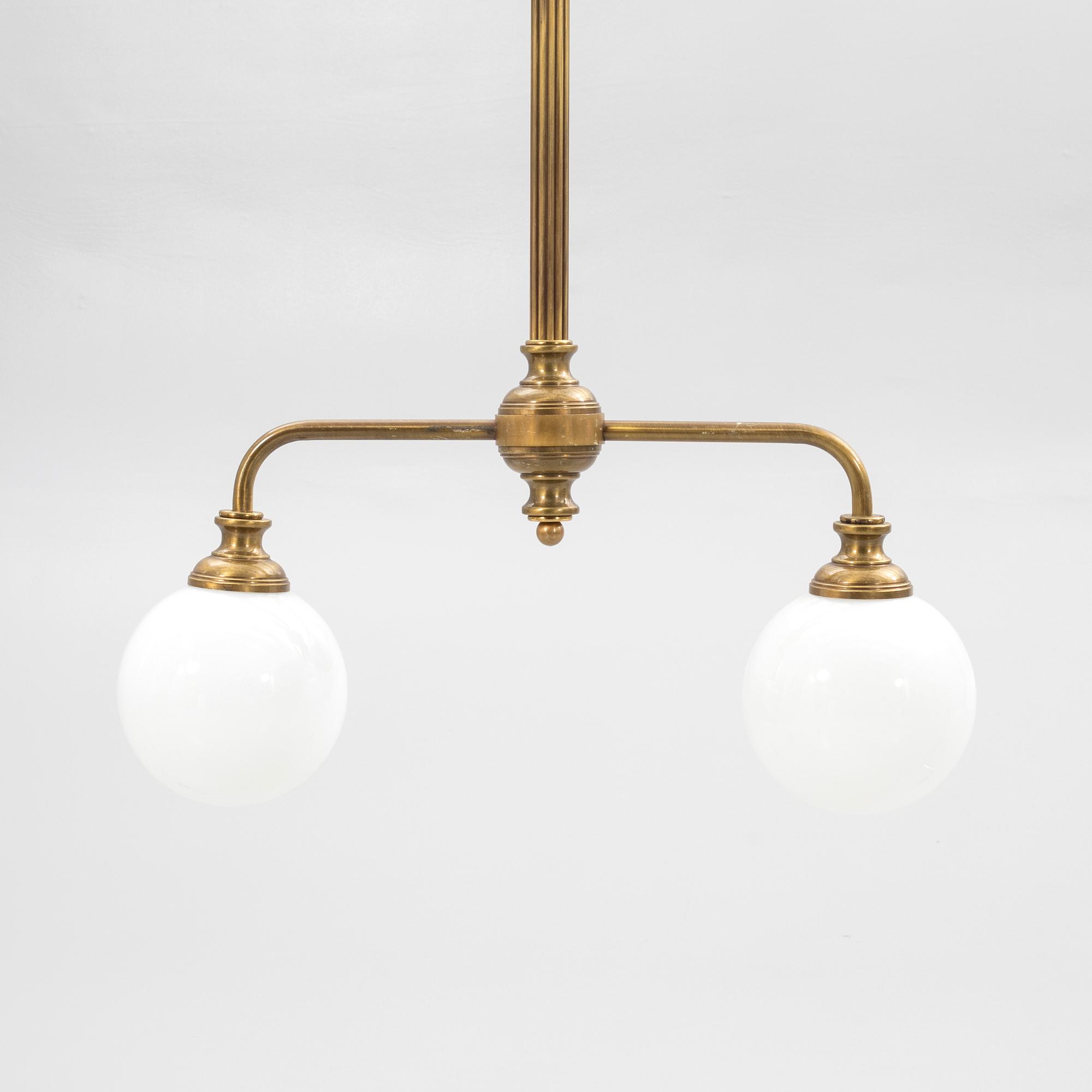 Ceiling lamp, Art Deco style, second half of the 20th century.