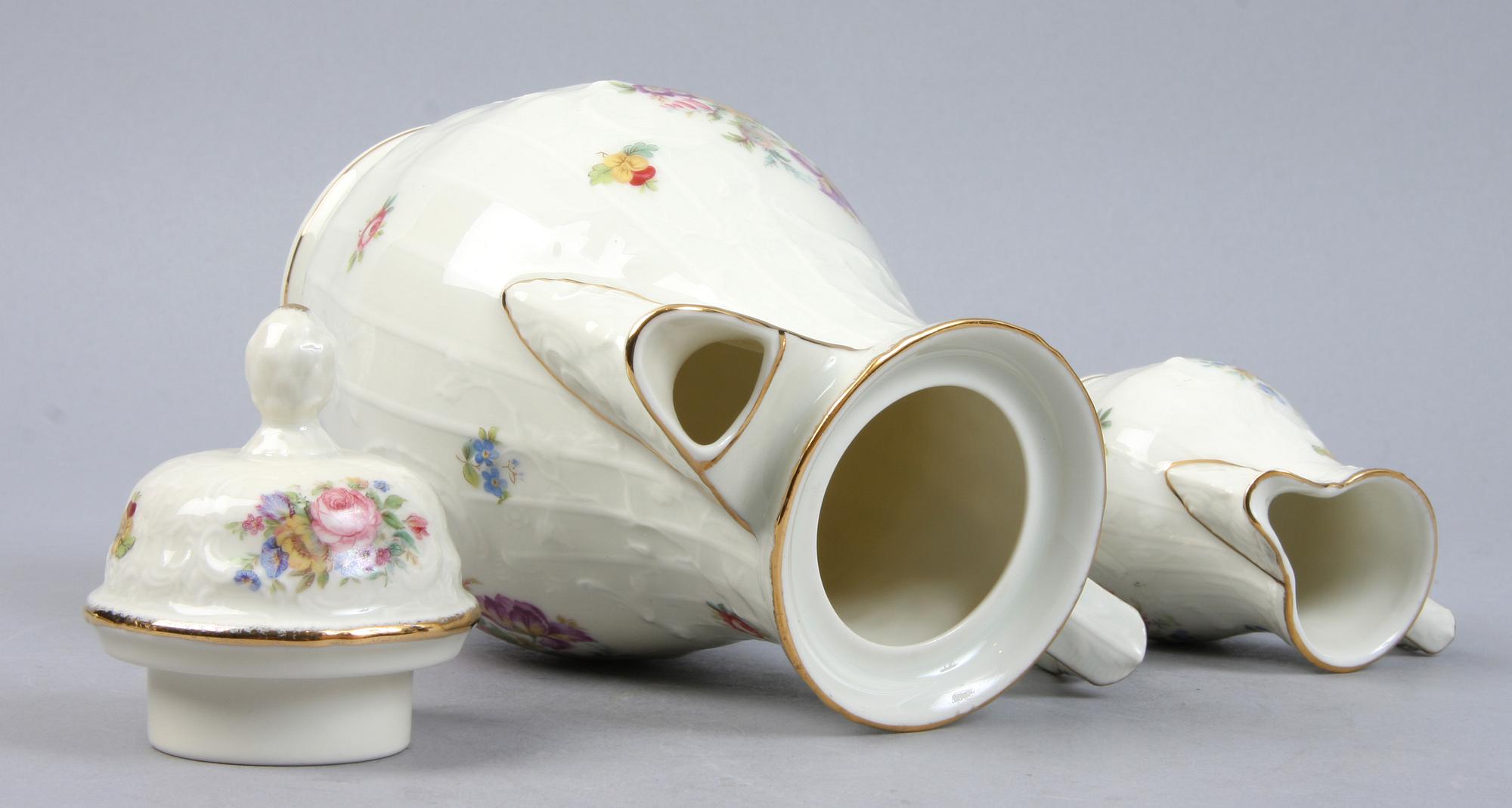 MOCCASERVIS, 18 delar, porslin, Rosenthal.