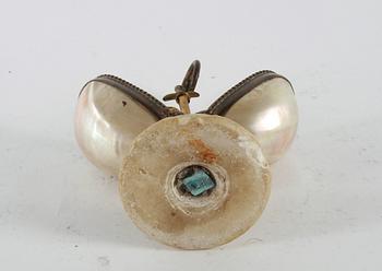 PARFYMGÖMMA, pärlemor, metall och marmor.