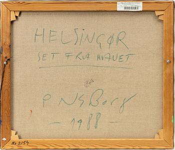 Peter Nyborg, "Helsingör set fra havet".