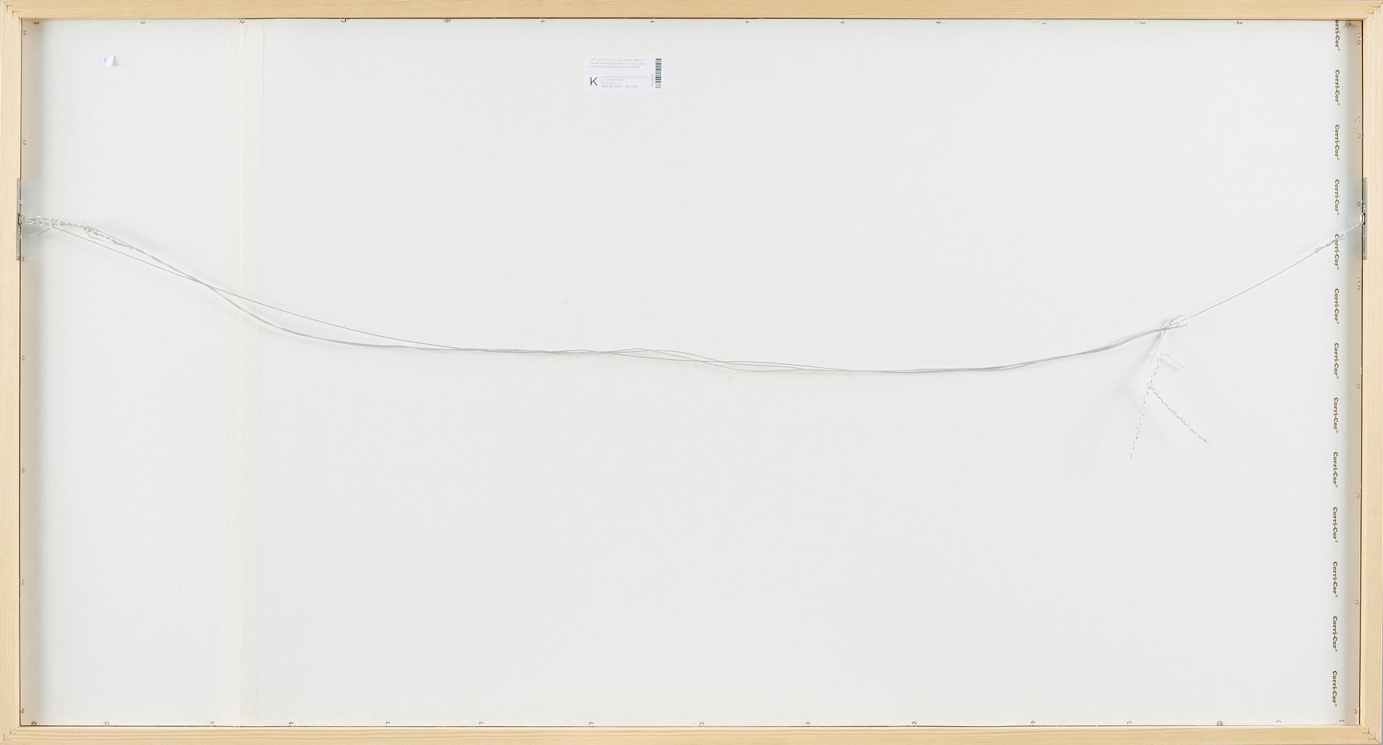 Calligraphy by Li Jianzhong (1960-), "Never ending happiness", signed and dated in the winter of 2005.