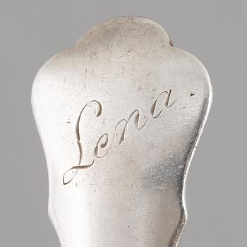 Bestickuppsättning, 108 delar, silver, modell Chippendale, bl a GAB, Stockholm 1953.