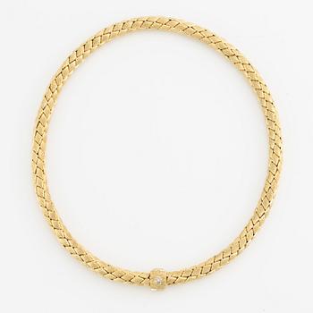 Collier 18K guld och vitguld "Stretch", Chimento.