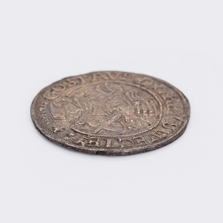 Coin, 1/2 mark, king Gustav Vasa, silver 1536-1560.