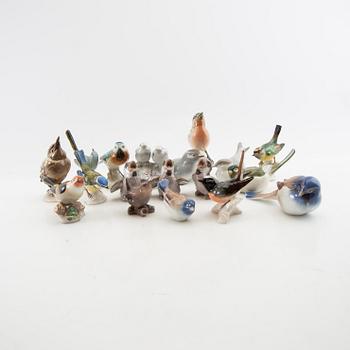 Figurines 18 pcs mostly Germany 20th century porcelain.