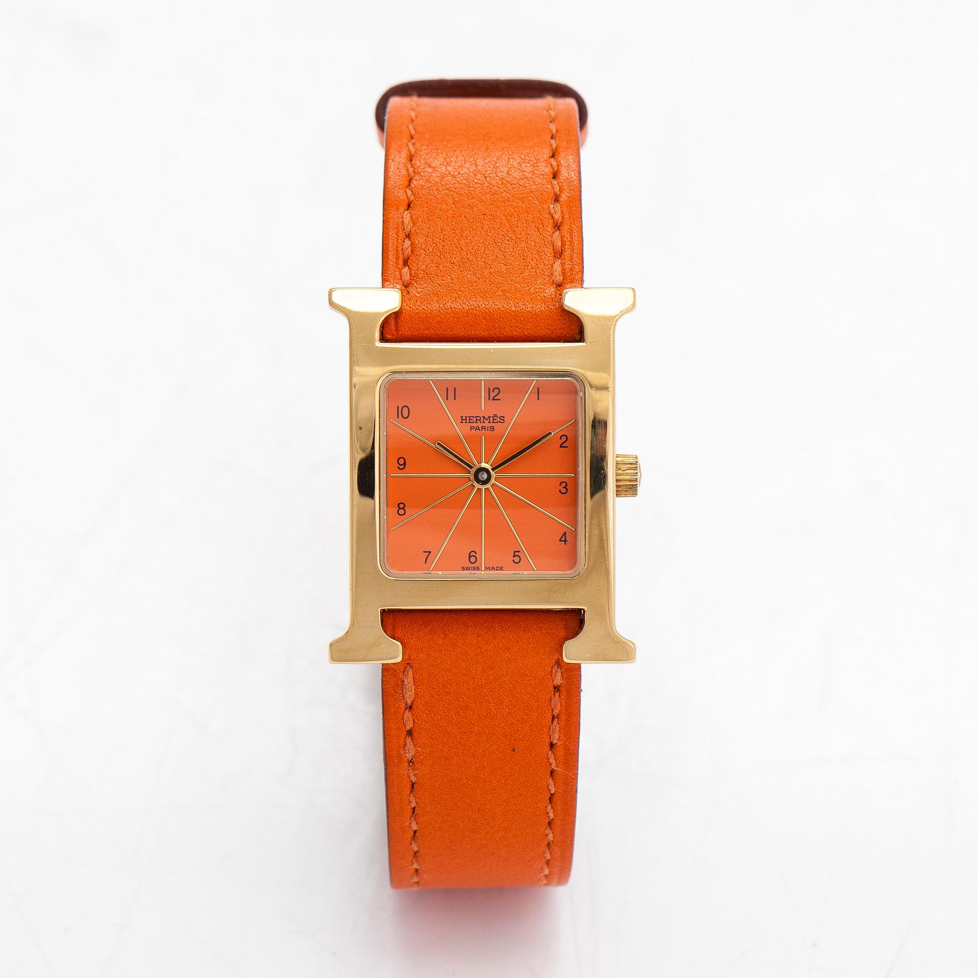 Hermès, Heure H, wristwatch, 21 mm.