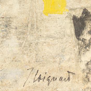 James Coignard, mixed mdeia on canvas, signed.