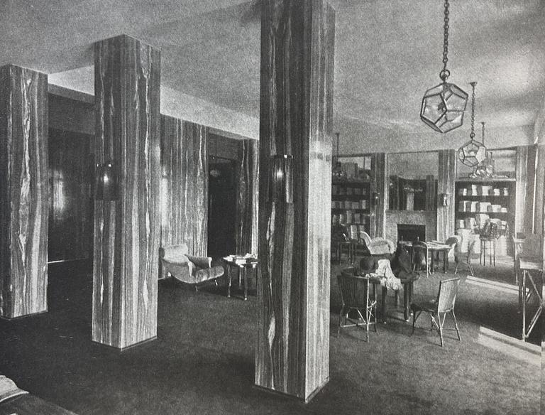 Fåtölj, "Knieschwimmer", Österrike, 1900-talets början.