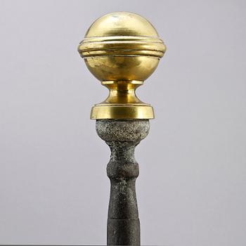 ELDHUNDAR,  järn, 1800-tal.