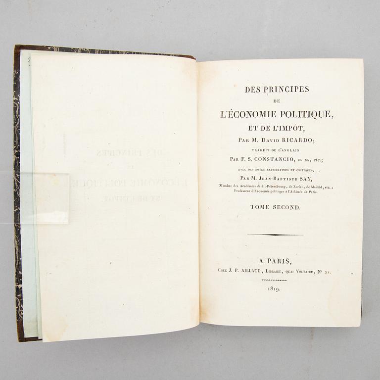 Ricardo (Printing and the Mind of Man, 277) (2 vol).