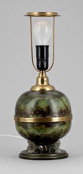 BORDSLAMPA. Art deco, 1900-talets första hälft.