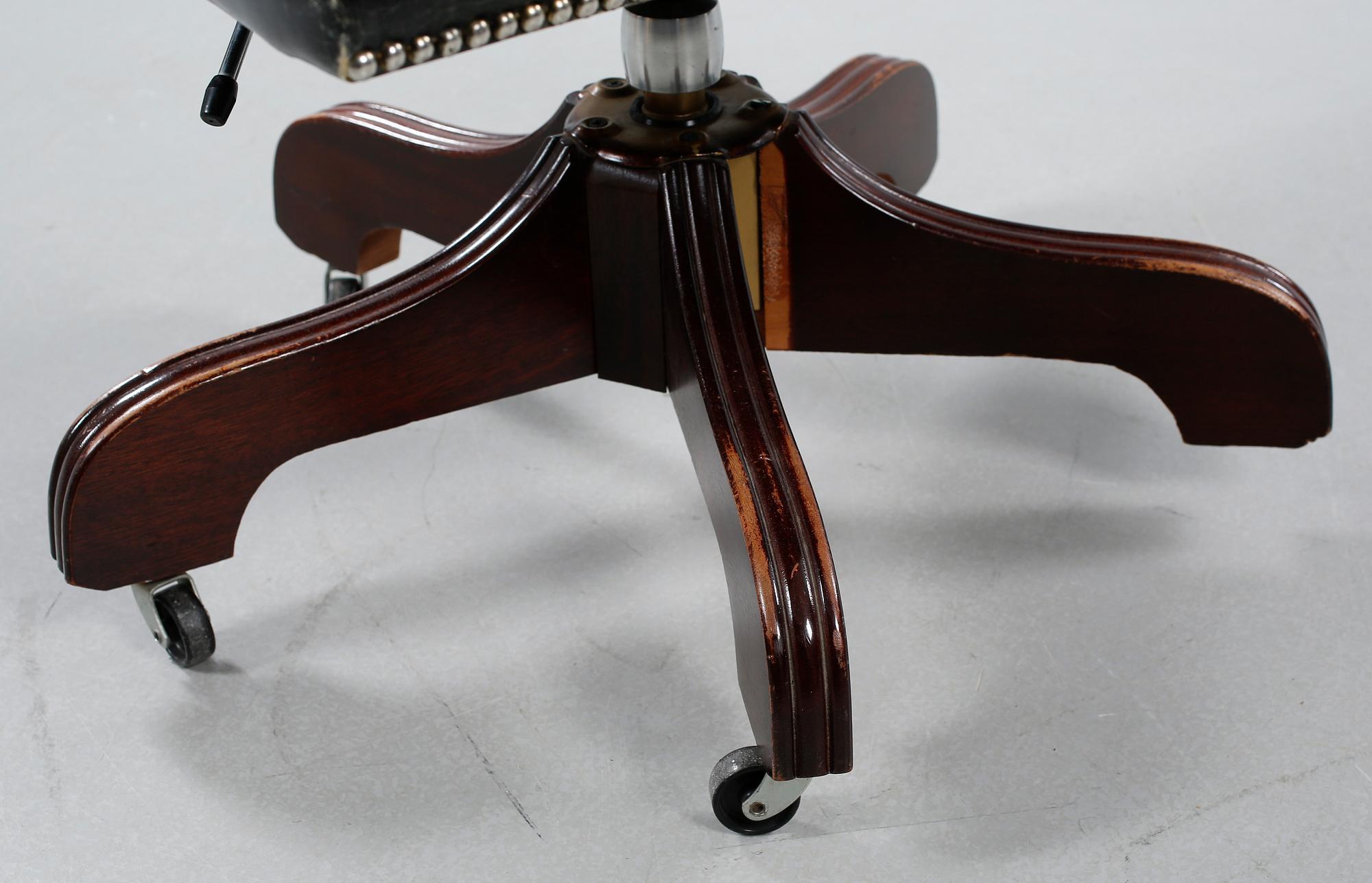 An office chair in english style, second half of the 20th century.