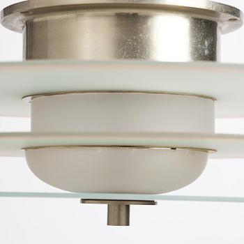 Harald Notini, a pair of ceiling lamps model "10401", Arvid Böhlmarks Lampfabrik, Stockholm, 1930s.