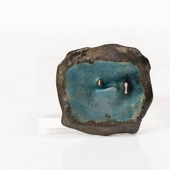 Lars Arby, a stamp and two small sculptures, silver, Gothenburg, Sweden.