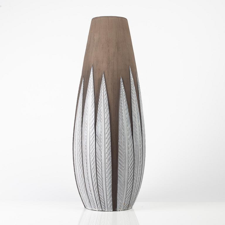 Anna-Lisa Thomson, golvvas, lergods, "Paprika", Upsala-Ekeby.