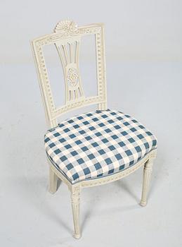 STOLAR, 6 st, gustaviansk stil, 1900-tal.