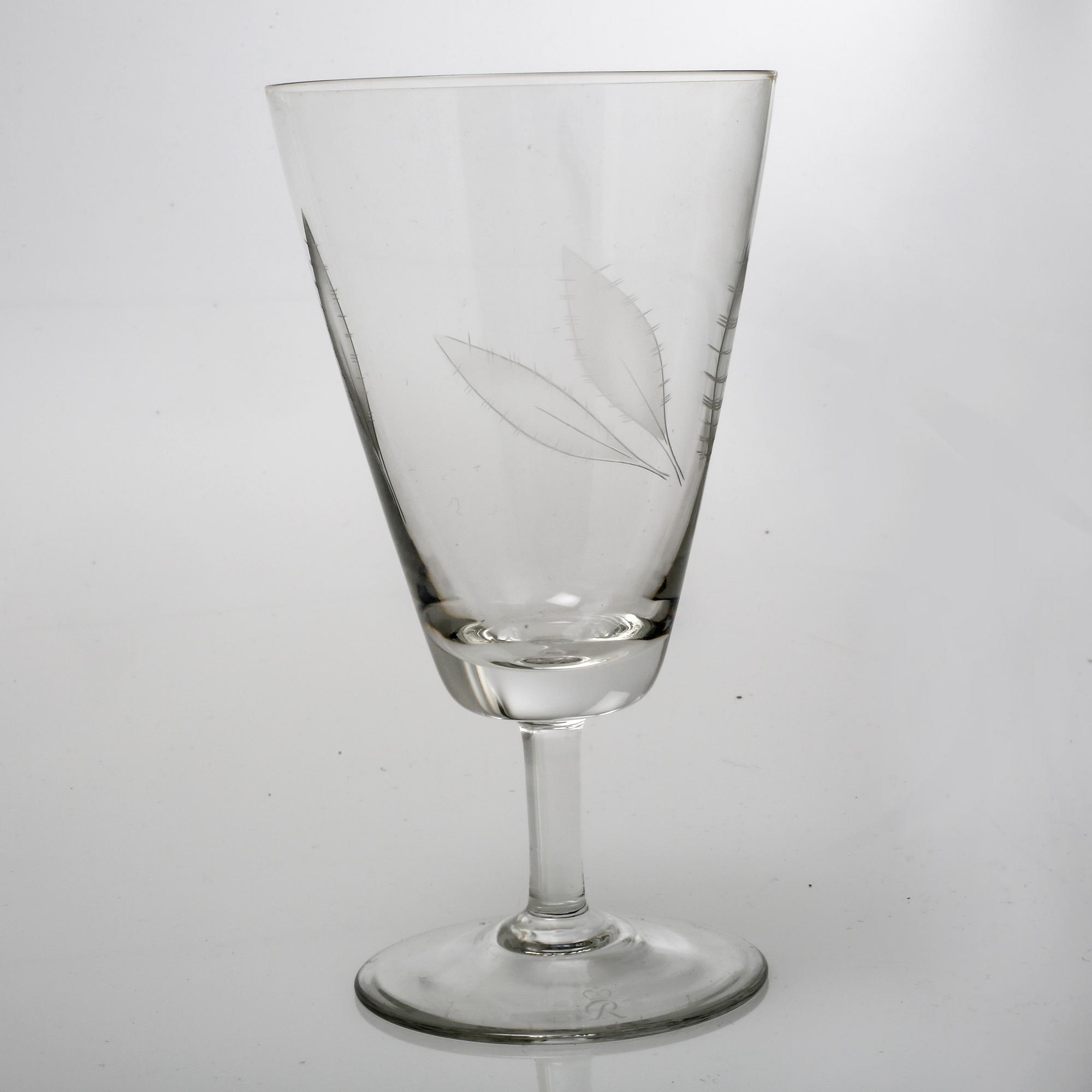 A set of glass tableware, 26 pcs, by Rosenthal, second half of the 20th century.