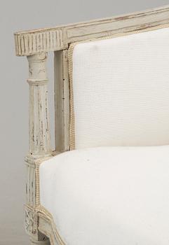 SOFFA, Louis XVI-stil, 1800-tal.