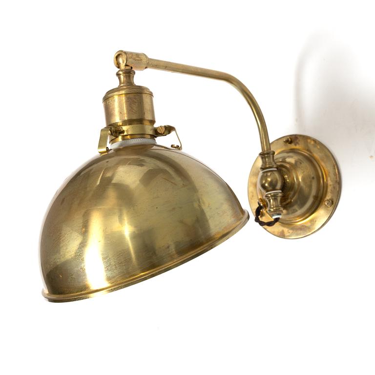 Wall lamps 1 pair + 1, Karlskrona Lamp Factory, period.