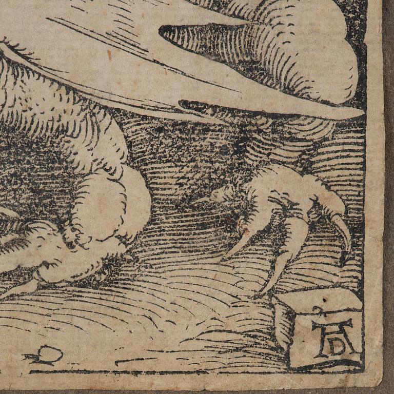 Saint George on horseback.
