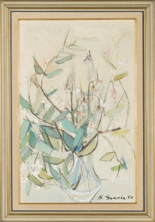 Kalle Eskola, Blommor i vas.