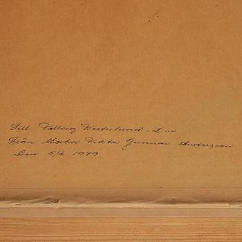 Elis Åslund, Borgholms slottsruin.