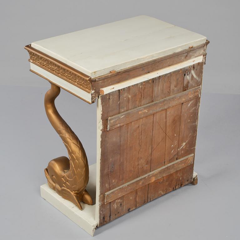 SPEGEL samt KONSOLBORD, empire, 1800-talets första hälft.