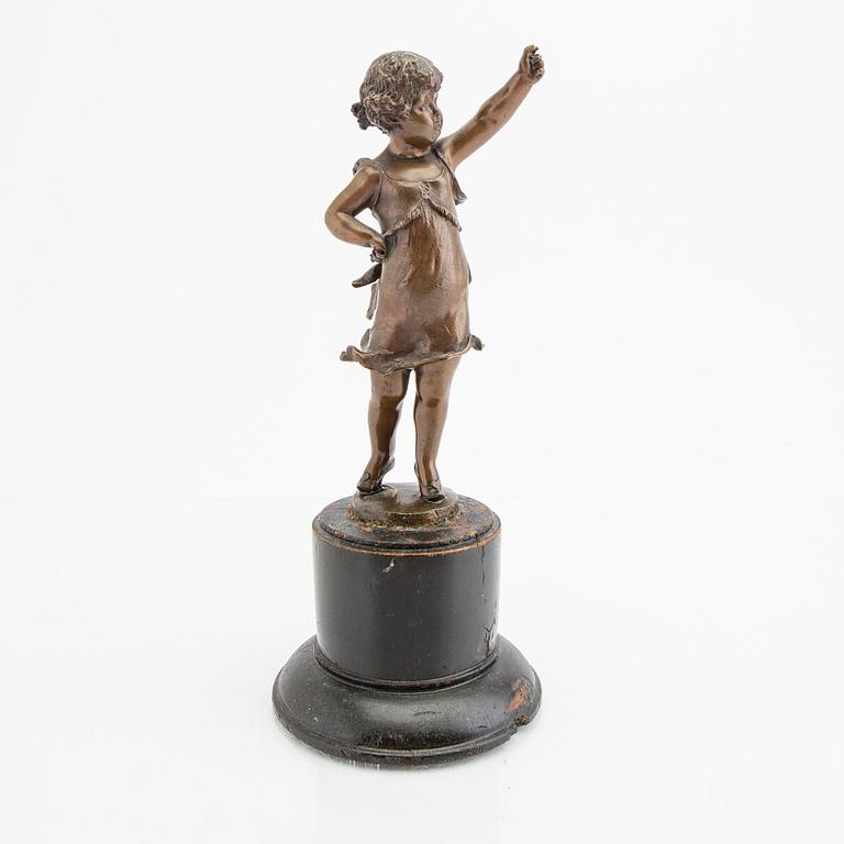 Franz Iffland, a sogned and dated 1890 bronze sculpture.